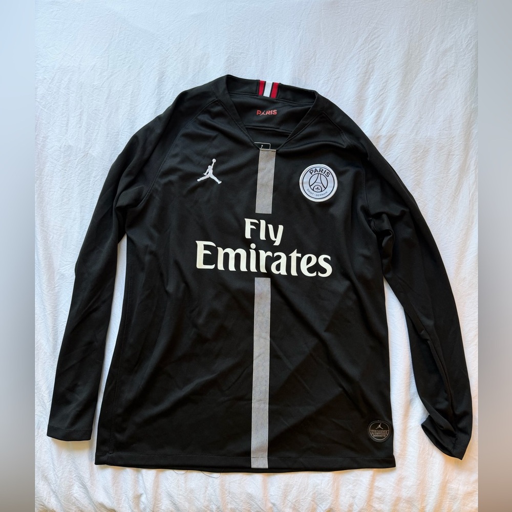 Kylian Mbappé PSG Jordan Jersey long sleeve black - Picture 2 of 6